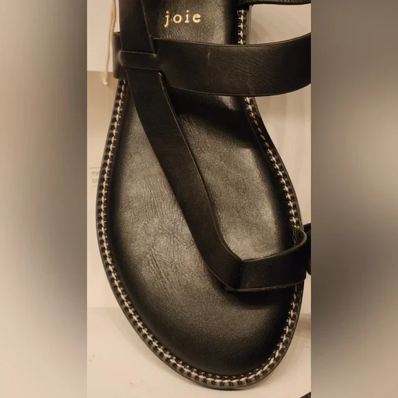 Joie Lennox Strappy Black Sandals Women’s Size 8 - Picture 5 of 9
